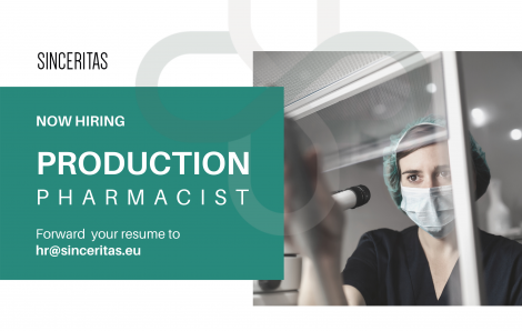 OPEN POSITION: Production Pharmacist
